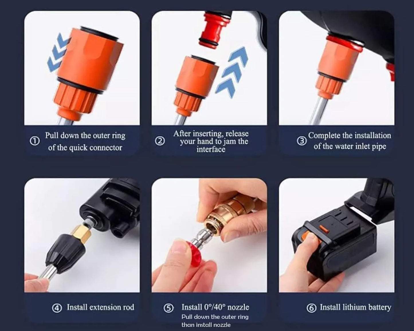 Portable & Wireless Pressure Washer